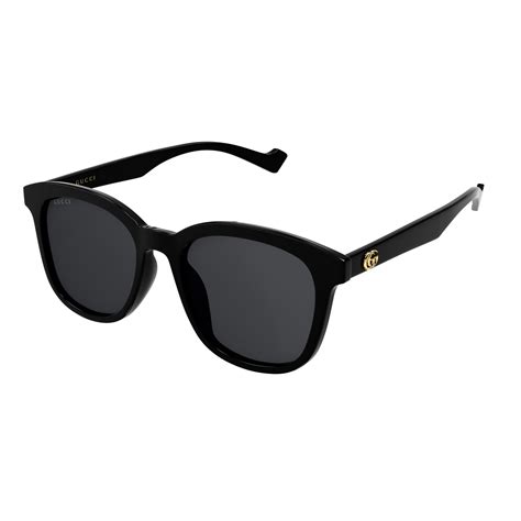 Gucci Women's Gg1001sk Black Rectangle Sunglasses